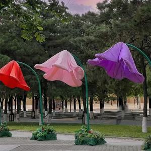 Grande Lampada Gonfiabile Interattiva a Forma di Fiore con Apertura e Chiusura Automatica, Effetto Fioritura Stradale, Petunia Decorativa per <span class=keywords><strong>Giostre</strong></span> nei Parchi di Divertimento - Product Image 5