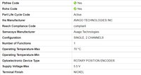 E-TAG HRPG-AD32 # Encodeur rotatif optique 53R 32PPR Circuit intégré Composants électroniques CI HRPG-AD32 # 53R