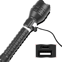 XHP160 lampe de poche Led Super lumineuse haute Lumen USB Rechargeable 18650/26650 batterie chasse nocturne torche lumière lampe de poche tactique