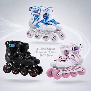 Patins à roulettes professionnels en microfibre avec semelle extérieure en plastique ; <span class=keywords><strong>Freestyle</strong></span> pour enfants et adultes ; Patins de compétition pour le patinage sur <span class=keywords><strong>glace</strong></span> - Product Image 6