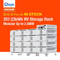 Système de batterie haute tension MoregoSolar Deye BOS-B-Pro-A3 257,23 kWh LFP Modulaire C&I BESS pour stockage d'énergie hybride 100 kW 125 kW