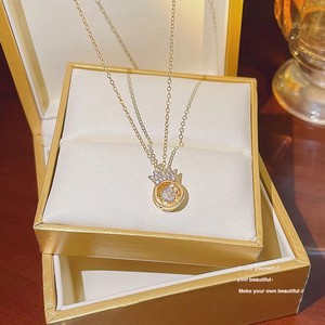 Accesorios <span class=keywords><strong>de</strong></span> Moda Coreanos, Collar con Colgante <span class=keywords><strong>de</strong></span> Perlas y Cobre Chapado en Oro <span class=keywords><strong>de</strong></span> 18K, Regalo Elegante y <span class=keywords><strong>de</strong></span> Lujo Ligero para Mujer - Product Image 6