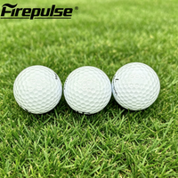 Lot de 2 balles de golf blanches en Surlyn, en stock, vente en gros directe d'usine, sensation douce, en vrac, prêtes à être expédiées
