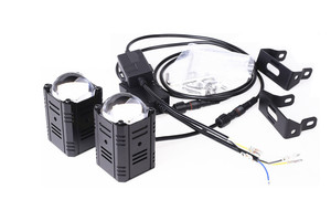 Luxlion X6 12V <span class=keywords><strong>Moto</strong></span> <span class=keywords><strong>Petite</strong></span> <span class=keywords><strong>Taille</strong></span> Grosse Puissance Lumière Scooter LED 100W 10000Lm Projecteur Puissant Universel Tout-terrain Rétrofit Lumière - Product Image 2