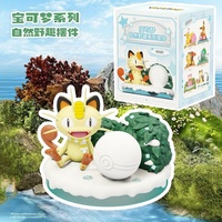 Novedad 2026: Caja Sorpresa Auténtica de la Serie Pokémon Naturaleza Salvaje, Set de 6 Figuras Decorativas Populares