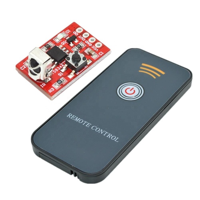Taidacent Wireless Driving Module Remote Control Diy Kit Led Thermometer Ir Receiver IC Learning Code Infrared Receiver Module
