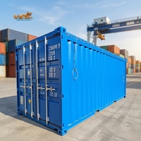 Conteneur maritime ouvert de 20 pieds en acier Corten certifié CSC avec bâche en PVC souple de 20 pieds