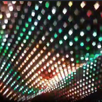 Panneau lumineux matriciel LED à points carrés 8x8 avec contrôle DMX512/activation sonore en matériau PC pour DJ, bars et discothèques