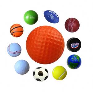 Balle anti-stress en forme de balle de golf, amusante pour les enfants, balle anti-stress ronde en mousse PU personnalisée en forme de balle de golf - Product Image 1