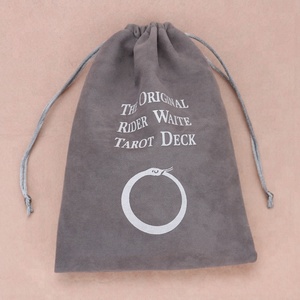 Bolsa de Terciopelo Grande Personalizada con Cordón para Joyería, Bolsa de Gamuza - Product Image 3