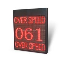 Panneau de signalisation routière radar LPR intégré avec module radar, étanche IP54, ampoules LED, alimentation solaire/réseau électrique pour intersection autoroutière