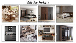 Klassisches Design Holz-MDF-Platte Teetisch Wohnzimmer Apartment Rechteckiger Aufbewahrungs-Kaffee- und Teetisch - Product Image 5