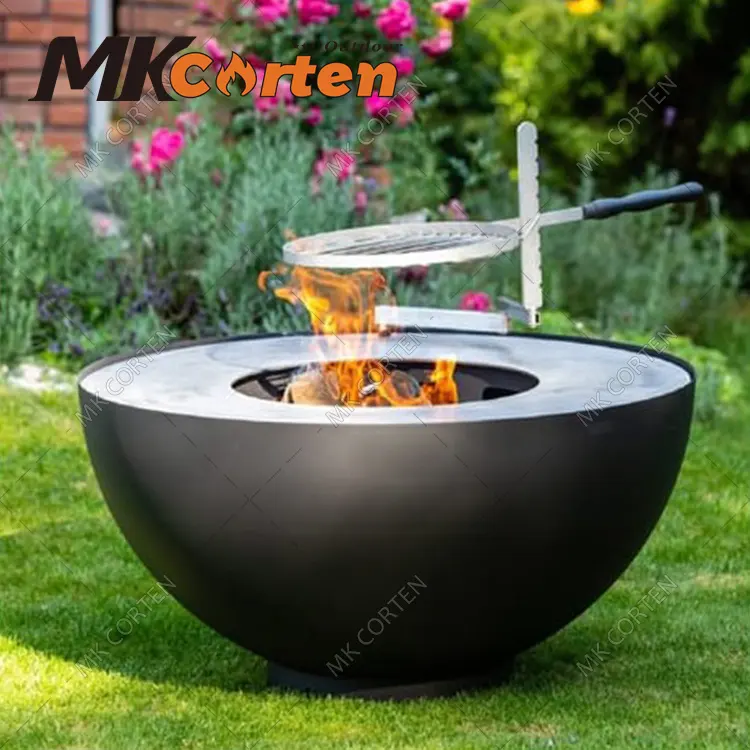 Buiten Roest Cortenstaal Bbq Grills Ronde Bbq Grills