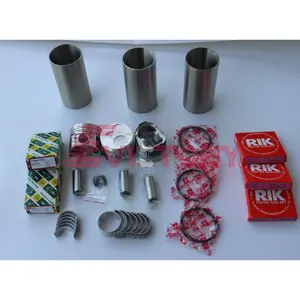 For Kubota D722-E3B D722 excavator rebuild kit overhaul gasket kit piston ring cylinder liner engine bearings