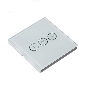 Sang Trọng Điện Tường Chuyển Glass Touch Panel Thông Minh Cuộc Sống APP Kiểm Soát <span class=keywords><strong>Dimmer</strong></span> <span class=keywords><strong>Switch</strong></span> Cho Đèn <span class=keywords><strong>Led</strong></span> - Product Image 3