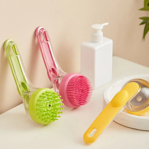 Nuevo cepillo para gatitos, cepillo para baño de mascotas, suministros para mascotas, cepillo para champú con mango largo, cepillos de limpieza, cepillo de ducha para mascotas - Product Image 6