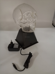 <span class=keywords><strong>Lampe</strong></span> à <span class=keywords><strong>plasma</strong></span> en forme de crâne en verre fantaisie pour décoration d'Halloween - Product Image 4