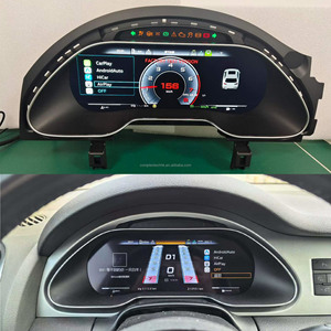 Tableau de bord numérique 12,3 pouces, cockpit virtuel, compteur de vitesse pour Audi Q7 2007-2015, écran LCD, odomètre - Product Image 2