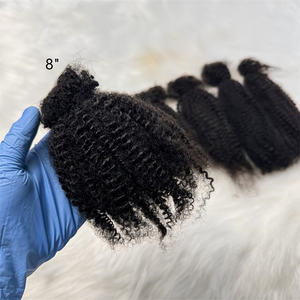 Alibaba China venta al por mayor a granel <span class=keywords><strong>comprar</strong></span> textura rizada trenzar paquetes <span class=keywords><strong>de</strong></span> cabello humano - Product Image 3