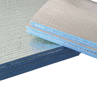 Feuille d'isolation de plafond en mousse EPE/XPE avec dos en PET/feuille d'aluminium métallisée, isolation thermique réfléchissante, absorption des chocs pour entrepôt