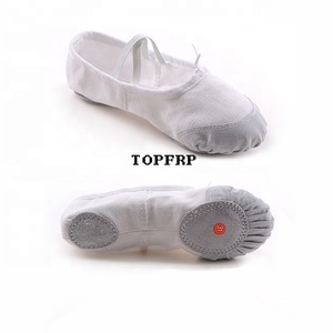 รองเท้าผ้าใบสีขาวขายดีสำหรับยิมนาสติกและเต้นบัลเลต์ - Product Image 2