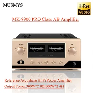 Amplificateur haute fidélité MUSMYS-MK-8900 pour usage domestique, amplificateur intégré de qualité supérieure, amplificateur audio HIFI, entrée RCA/XLR, 300W*2, 8 ohms - Product Image 1