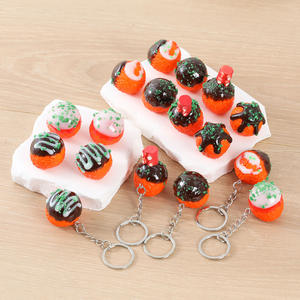 Modèle en plastique de Takoyaki, modèle de Takoyaki alimentaire simulé, pendentif porte-clés Takoyaki de la cuisine japonaise aux fruits de mer - Product Image 1