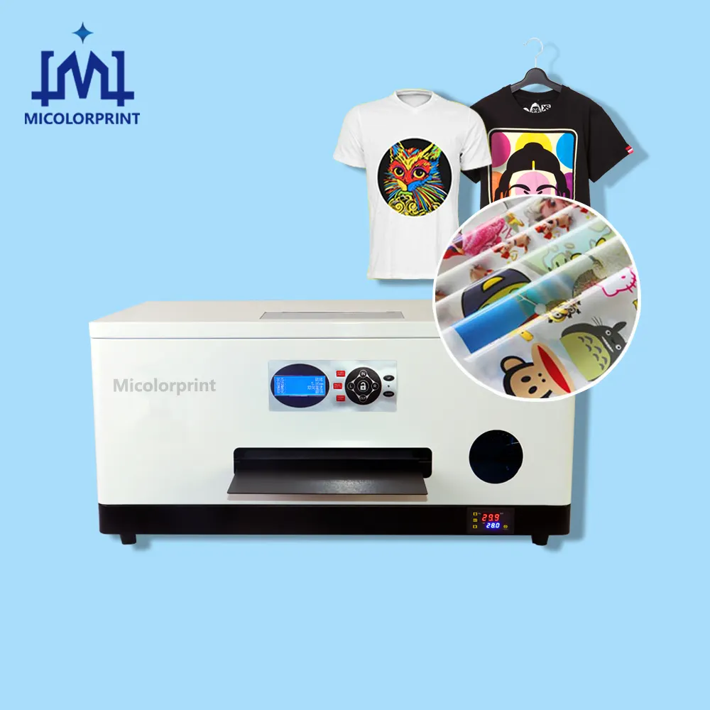 Micolorprint-impresora dtf a3 de transferencia térmica, máquina de impresión de película pet para escritorio, Impresión de cualquier cosa