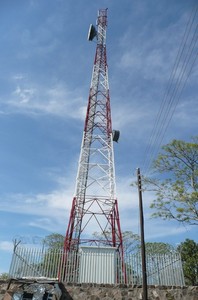 4-chân góc Viễn Thông tháp <span class=keywords><strong>GSM</strong></span> thép tháp với Antenna chân đế - Product Image 2