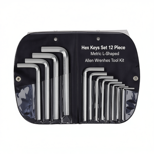 Juego de Llaves Hexagonales de 12 Piezas, Juego de Llaves Allen en Forma de L, Métricas - Product Image 2