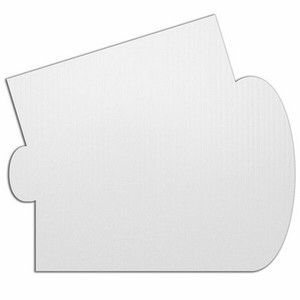 Hot-selling Outdoor Waterproof Megaphone Corrugated Vinyl Die Cut Yard Sign (24"x24") - Full Color - Product Image 4