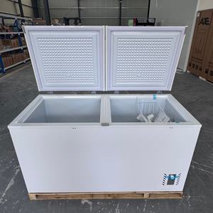 Congélateur horizontal à double porte commercial, grande capacité, alimentation électrique, pour usage domestique et hôtelier - Product Image 5