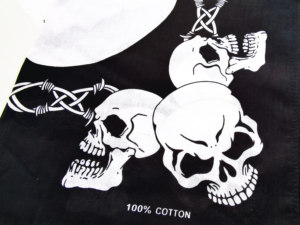 Bán Buôn 100% Bộ Xương Bông Khăn Tay Khăn Quàng Đầu Hip Hop Skull Biker Mặt Bìa Khăn Ngoài Trời Bandit Tóc Kết Thúc Tốt Đẹp Cho Nam Giới - Product Image 4