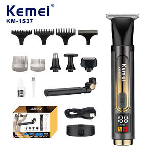 Tondeuse à cheveux Kemei Km-1537 avec moteur sans balais, écran LCD, étanche, pour hommes, pour le soin de la barbe - Product Image 2