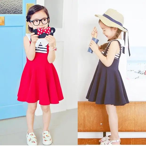 Online Shopping Kids Girls Frock Designs Dress Of Children Clothing For India Market