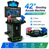 Vente en gros usine : Machine de jeu d'arcade simulateur de tir Alien Extermination avec écran LCD 42 pouces, à monnayeur, pour parcs d'attractions