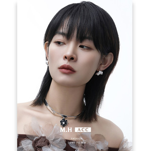 Diseño original Nuevo estilo Pendientes simples femeninos Pendientes de aro exagerados irregulares <span class=keywords><strong>rizados</strong></span> de doble capa en latón de moda - Product Image 5