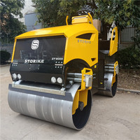 Changchai Engine Road Machinery Compacteur à rouleaux vibrants Rouleau d'asphalte Force excitante élevée Comprend un engrenage de roulement de moteur de pompe