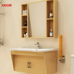 Wall Mounted Mirror Cabinet Disabled <strong>Ada</strong> Approved Wheelchair Design <strong>Bathroom</strong> <strong>Vanity</strong> and Sink for Nursing Homes Projects - Product Image 2