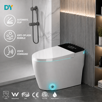 DaYan Toilette intelligente monobloc en céramique avec affichage numérique, télécommande, siège chauffant, séchoir, capteur de pied et fonction de chasse d'eau, pour la vente en gros