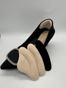 Coussinets <span class=keywords><strong>de</strong></span> talon antidérapants en mousse à mémoire <span class=keywords><strong>de</strong></span> forme, 1 pièce, pour chaussures amples, pour éviter les ampoules et la douleur (<span class=keywords><strong>noir</strong></span>) - Product Image 6