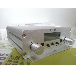 Émetteur FM 15W ST-15Bv2, radio FM stéréo PLL et émetteur de diffusion avec alimentation, 87 MHz-108 MHz - Product Image 2