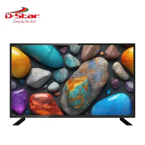 TV D-STAR 75 inci televisi LED 65 inci 4K UHD TV Pintar 32 inci 55 inci televisi QLED