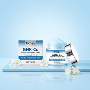 ครีมบำรุงผิวหน้า GHK-Cu คอปเปอร์เปปไทด์ 4% เปปไทด์ ต่อต้านริ้วรอย ช่วยเพิ่มความชุ่มชื้น ผลิตภัณฑ์ความงามแบบ OEM สำหรับแบรนด์ส่วนตัว - Product Image 2