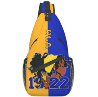 Bolso de pecho personalizado Iota Phi Lambda, mochila deportiva de viaje, bolso tipo bandolera para hermandad, bolso grande informal para fiestas, regalo para mujeres y hombres, venta al por mayor