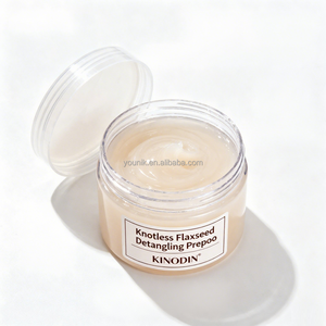 Gel Desenredante Pre-Champú Herbal Vegano Orgánico para Cabello Rizado Natural, Sin Nudos, Hidratante y Nutritivo con Aloe Vera, Aguacate y Linaza - Product Image 5