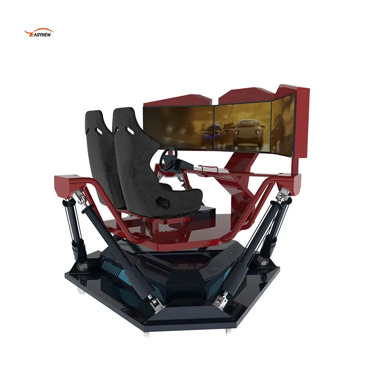 Simulator Permainan Balap Mobil Kualitas Tinggi Rasa Nyata 3DOF 6DOF untuk Sekolah Mengemudi