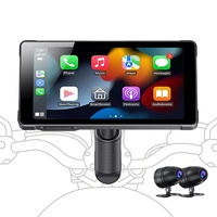 Écran tactile de 5,5 pouces pour moto, navigation Carplay, Bluetooth sans fil, Carplay pour l'enregistrement