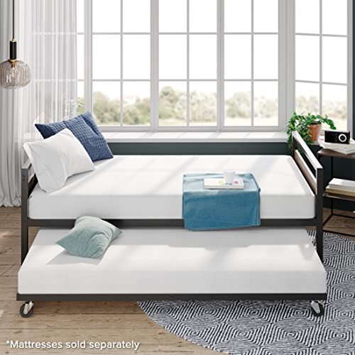 Factory Wholesale Living Room Furniture Multifunctional Sofa Bed Metal Frame Single Day Bed with Trundle
