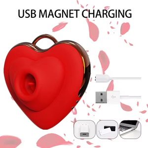 Hot Sell High Quality Red Heart Vibration Soft Silicone Woman Sex Toys Suction and Licking <b>Vibrator</b> <b>Eggs</b> - Product Image 3